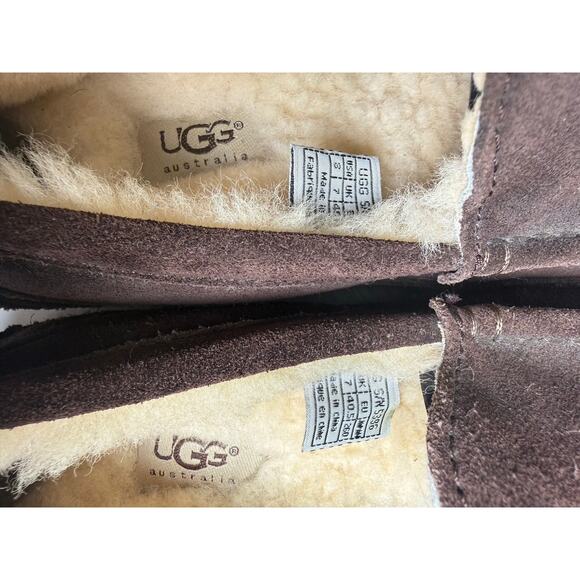 UGG Australia Ascot Moccasin Men\'s Slippers Size 8, NWOB